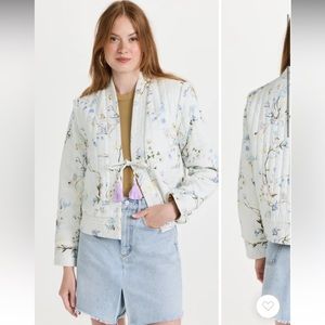 Scotch & Soda Quilted Reversible Floral Jacket, Size S